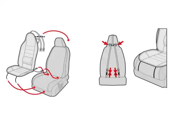 Bild 3 von ULTIMATE SPEED® Autositzaufleger, mit Lordosenstütze