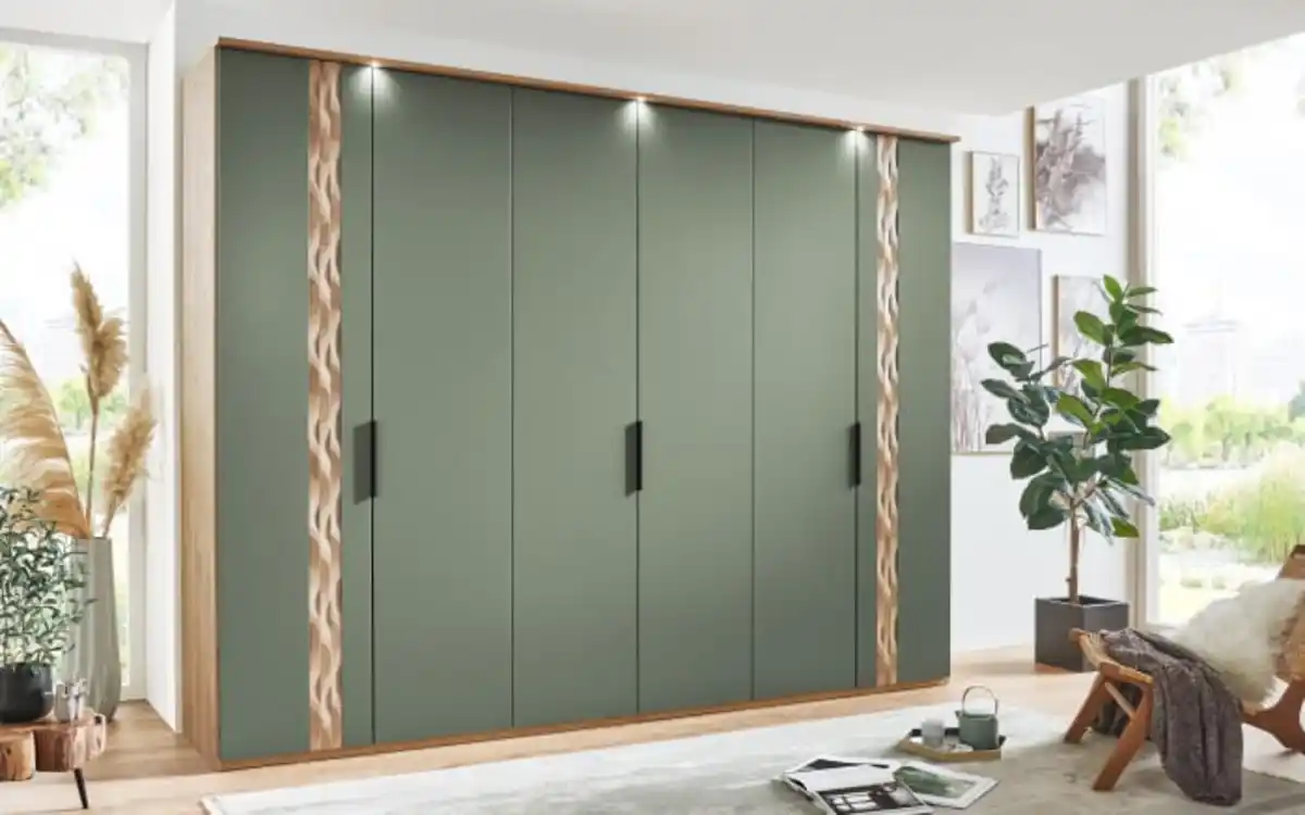 Bild 3 von Disselkamp - Schlafzimmer Callao, Balkeneiche-Nachbildung/grün