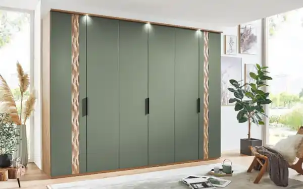 Bild 3 von Disselkamp - Schlafzimmer Callao, Balkeneiche-Nachbildung/grün