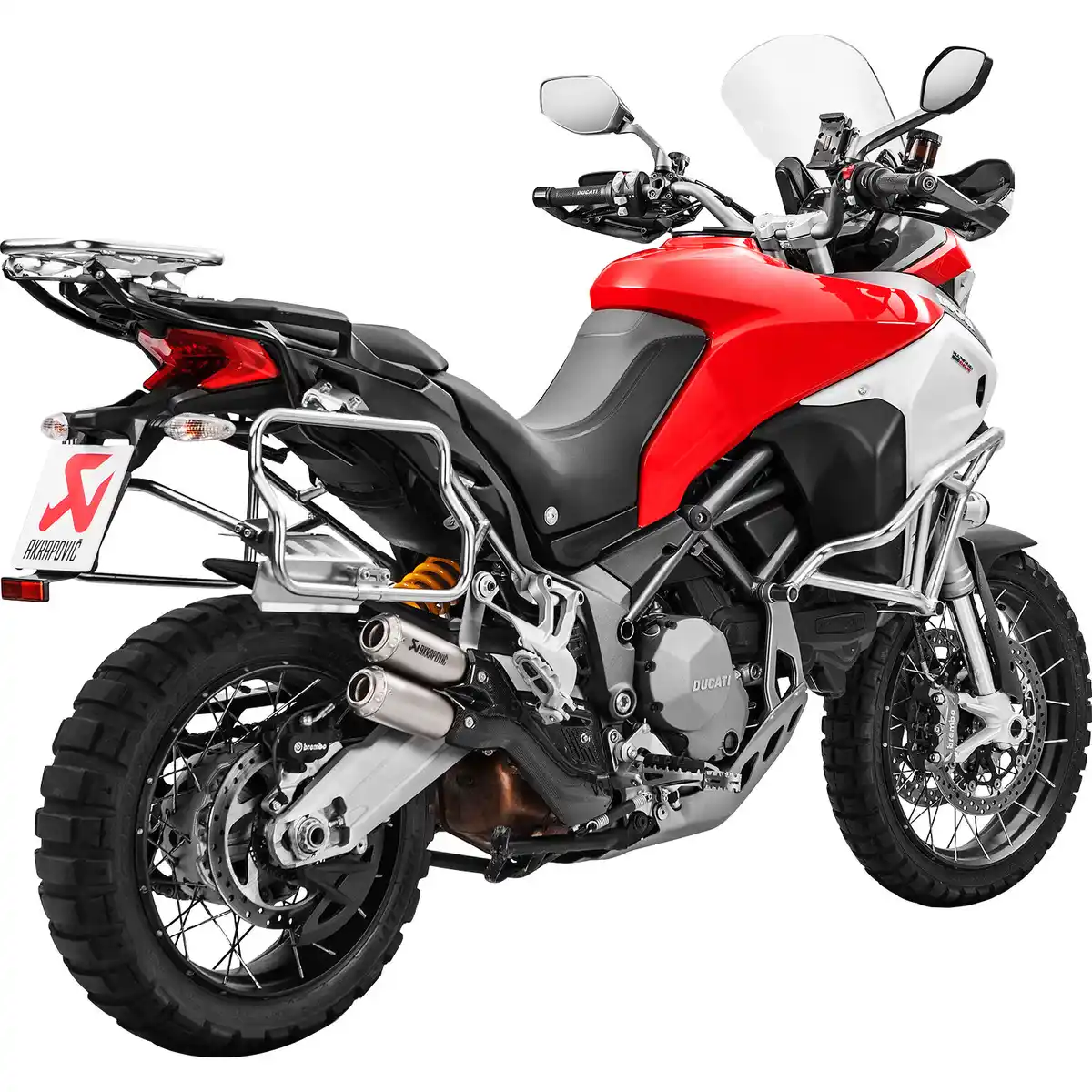 Bild 3 von Akrapovic Auspuff Slip-On Paar Titan für Multistrada 950+1200/1260 End