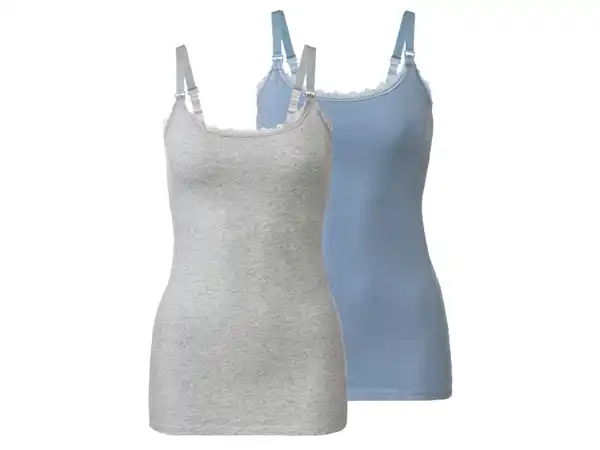 Bild 2 von esmara® Damen Still-Tops, hoher Baumwollanteil, 2er Set