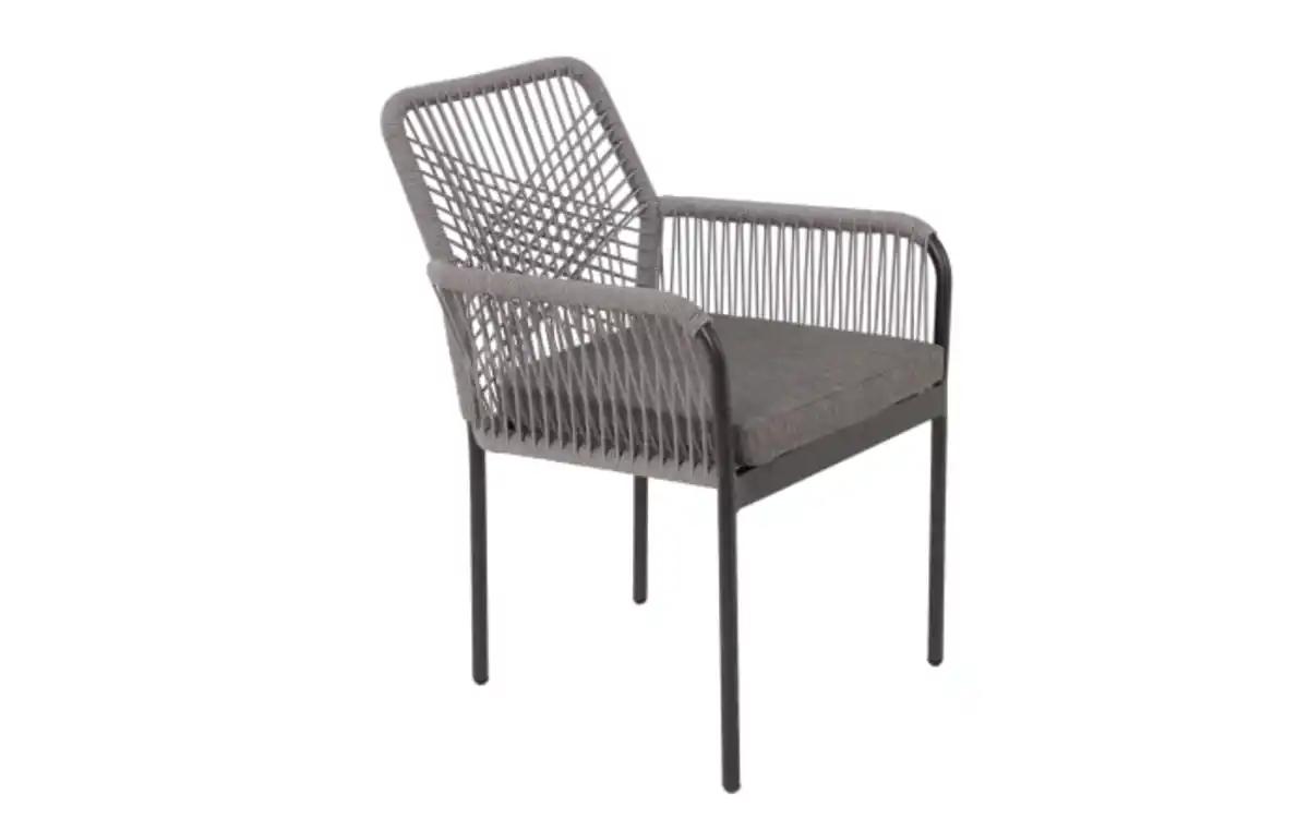 Bild 1 von Gartenstuhl Raipur, grau/anthrazit