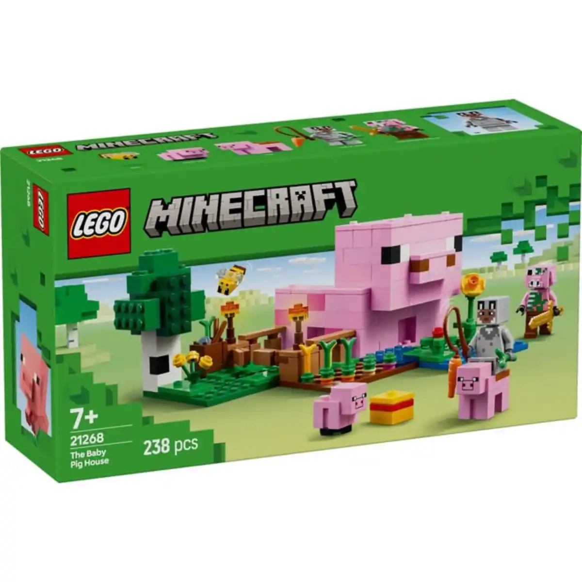 Bild 1 von LEGO&#174; Minecraft&#8482; 21268 - Das Babyschwein-Haus