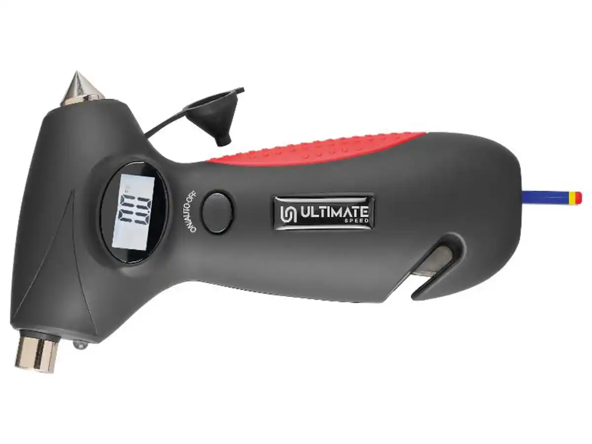 Bild 1 von ULTIMATE SPEED® Digitaler 5-in-1-Reifenprüfer, mit 4 wählbaren Messeinheiten