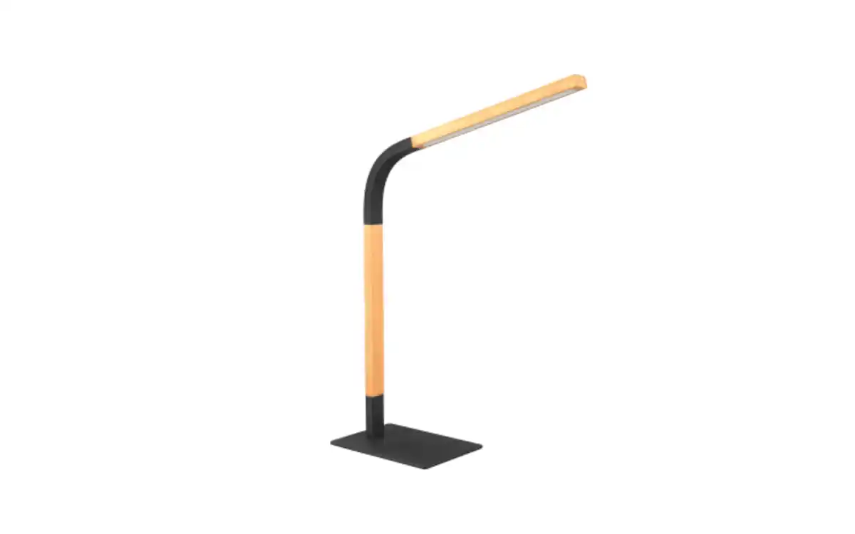 Bild 1 von LED-Tischleuchte Norris, schwarz/holz, inkl. Tochdimmer
