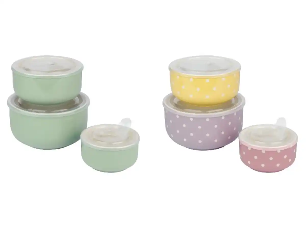 Bild 1 von LIVARNO home Porzellanschüssel-Set, 3-teilig