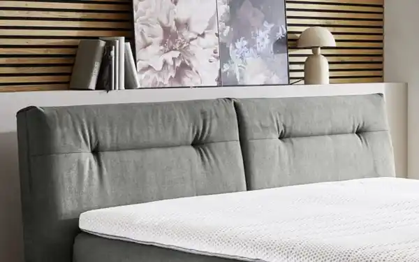 Bild 2 von Boxspringbett HU-BX22141, Joyce silver, 180 x 200 cm