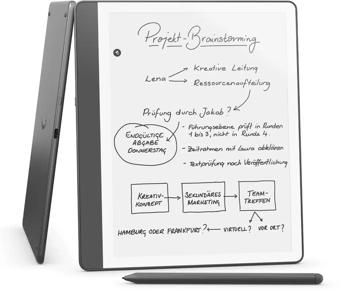 Bild 1 von Kindle Scribe (16GB) E-Book Reader inkl. Premium Eingabestift anthrazit