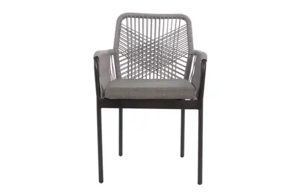 Bild 2 von Gartenstuhl Raipur, grau/anthrazit