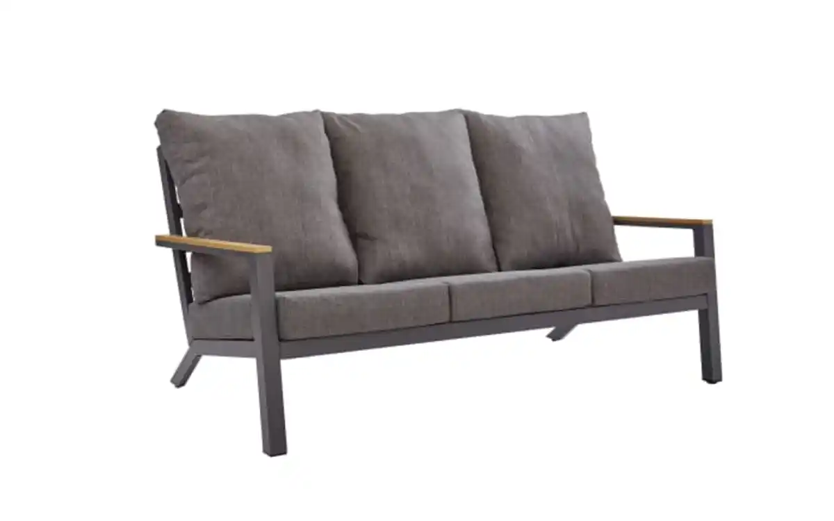 Bild 4 von Gartenset Abuja, braun/dunkelgrau, 4-teilig