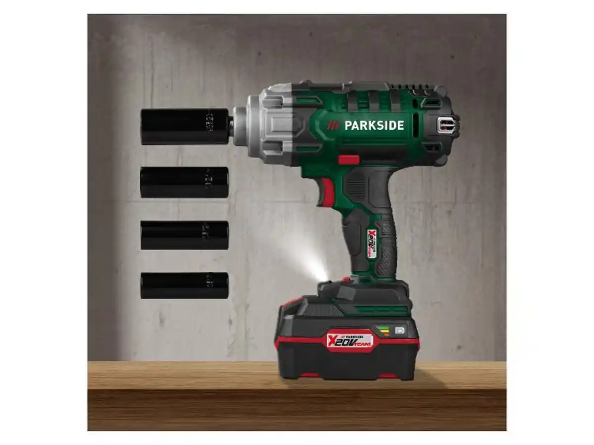 Bild 2 von PARKSIDE® 20V Akku-Drehschlagschrauber Kfz Starterset PASSK 20-Li C4,  75 mm