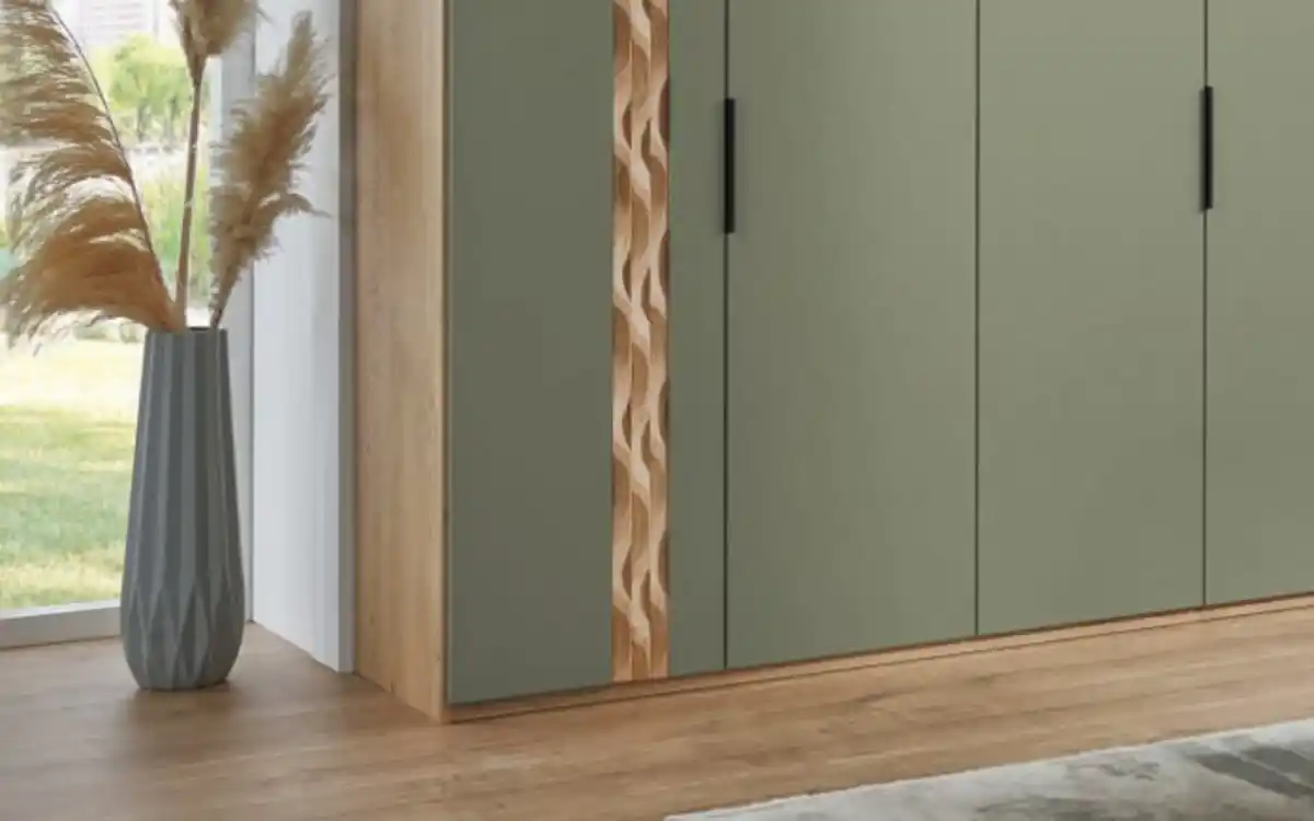 Bild 4 von Disselkamp - Schlafzimmer Callao, Balkeneiche-Nachbildung/grün