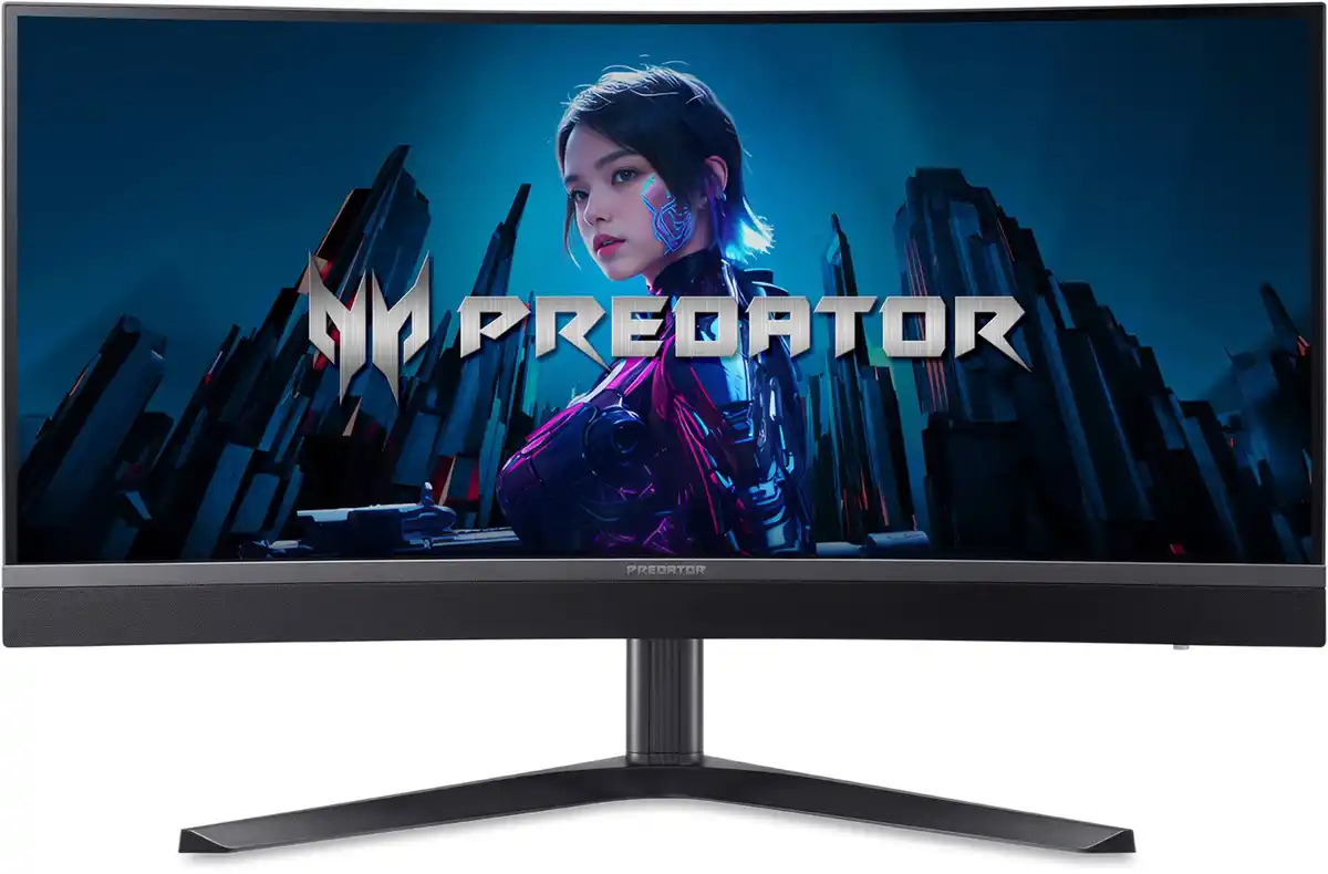Bild 1 von Predator X34V3bmiiphuzx 86 cm (34") Mini LED Gaming Monitor schwarz / F
