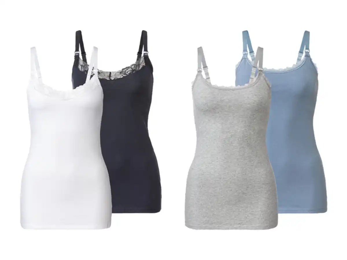 Bild 1 von esmara® Damen Still-Tops, hoher Baumwollanteil, 2er Set