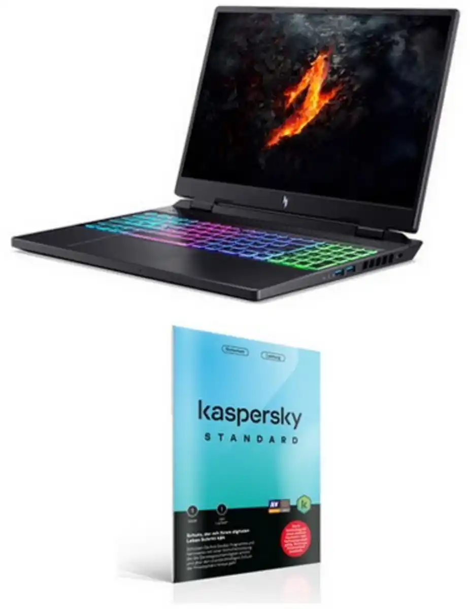 Bild 1 von Nitro 16 (AN16-42-R39G) 40,64 cm (16") Gaming Notebook obsidian black inkl. Standard ENV (Attach)