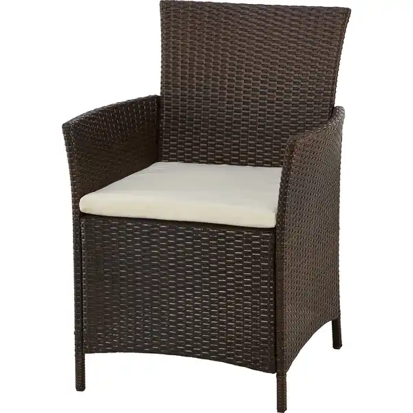 Bild 3 von Gartenmöbel-Set Canera 4-teilig Polyrattan Braun