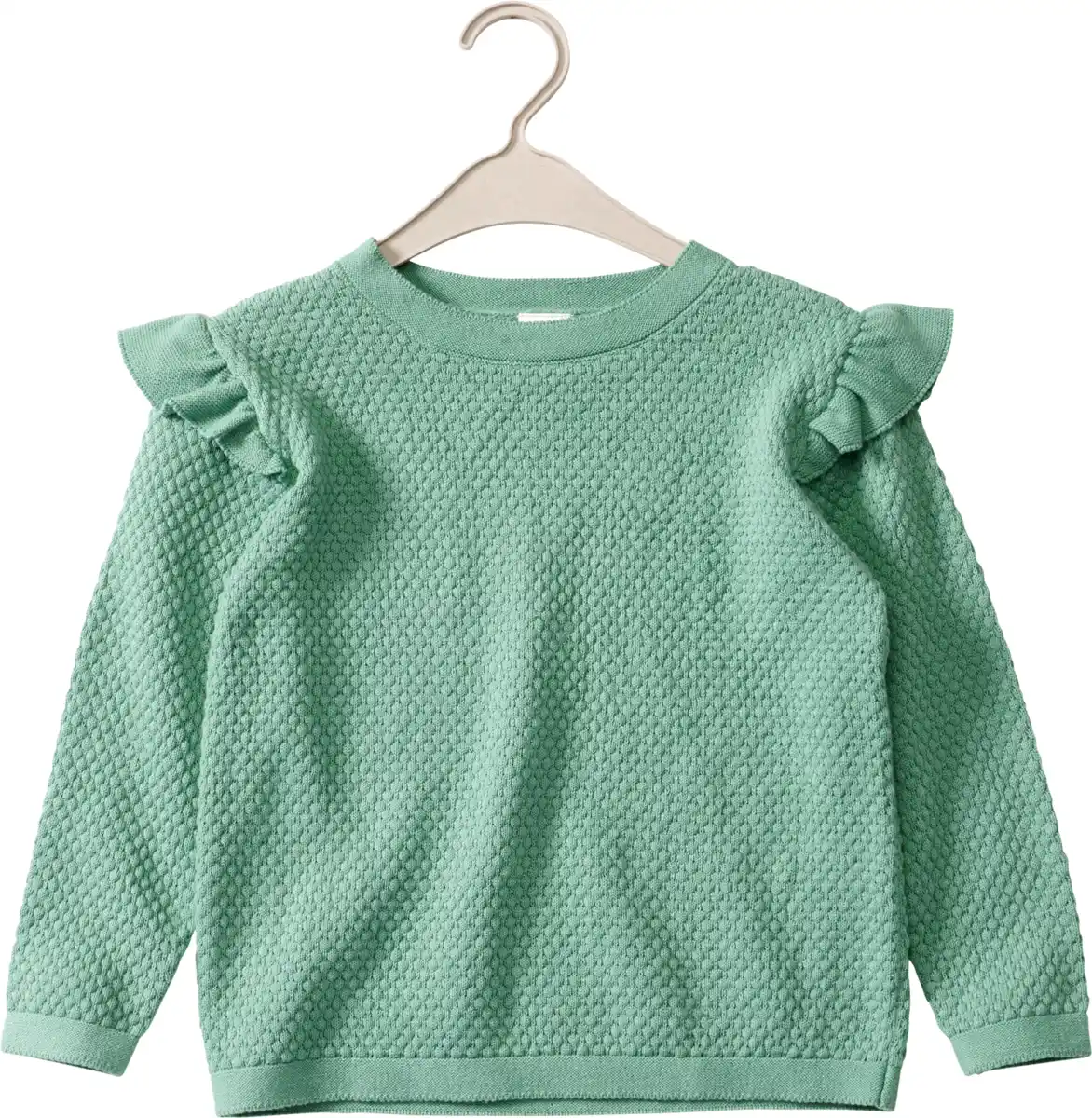 Bild 1 von ALANA Pullover mit Rüschen, grün, Gr. 98