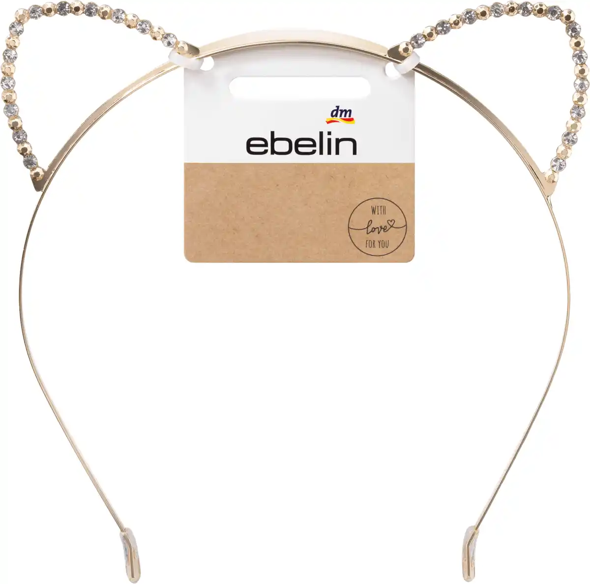 Bild 1 von ebelin Haarreif Katzenohren mit Strass