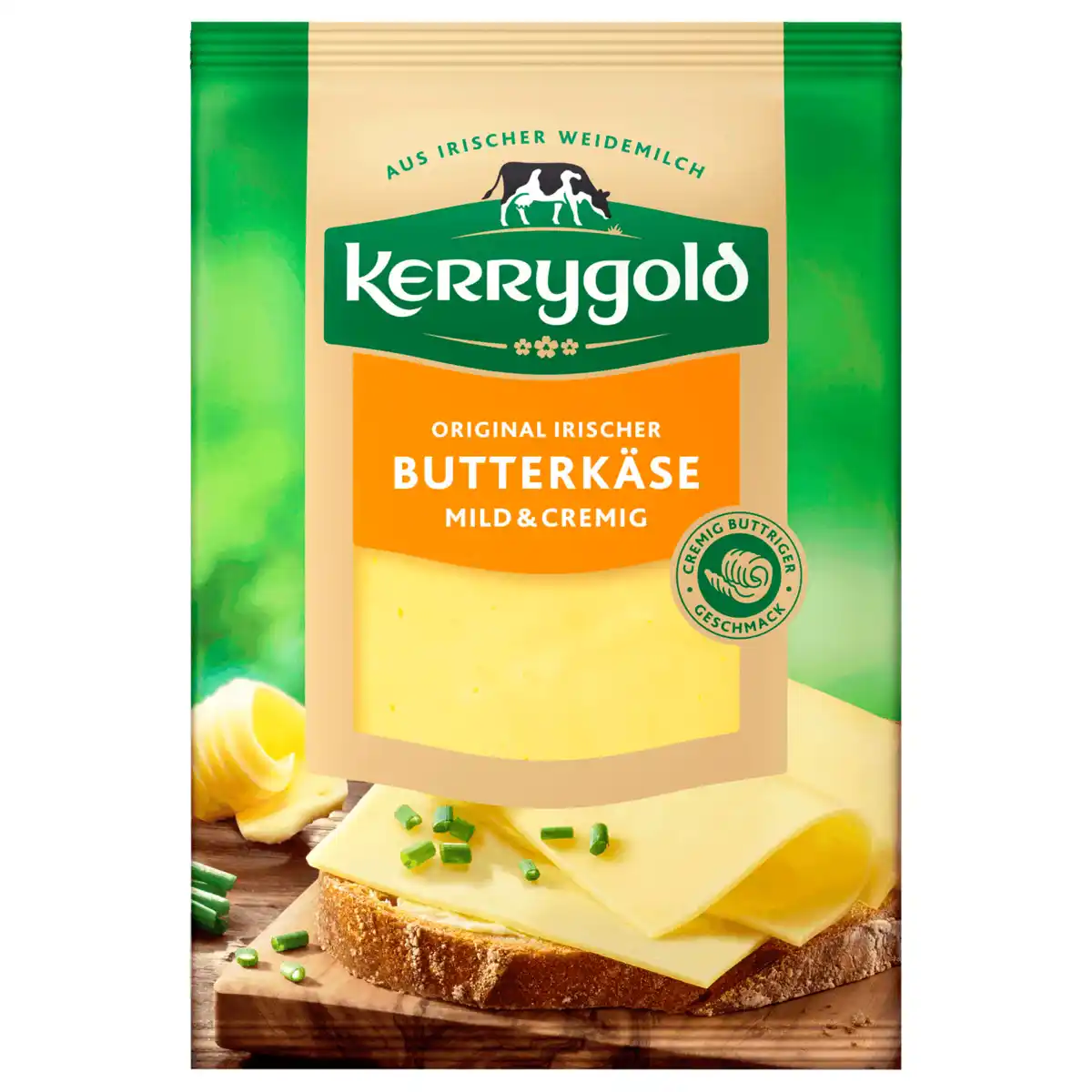 Bild 1 von Kerrygold Butterkäse Scheiben mild & cremig 150g