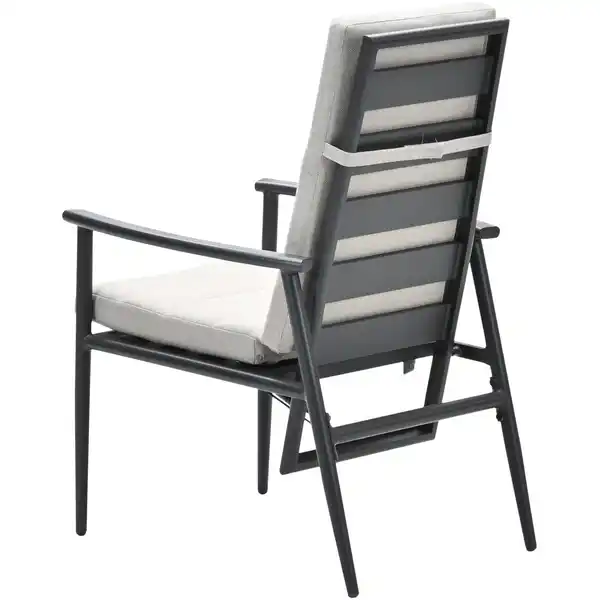 Bild 4 von Garden Impressions Gartenstuhl Biola Verstellbar 74,5 x 63 x 103 cm Sand-Hell