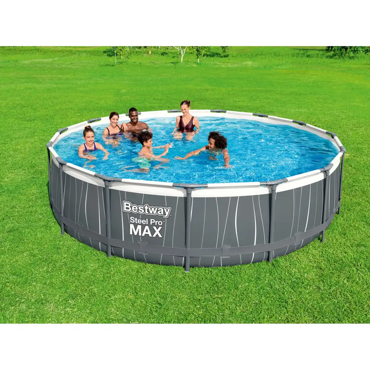 Bild 3 von Bestway Steel Pro MAX Stahlrahmenpool-Set Ø 457 cm x 107 cm
