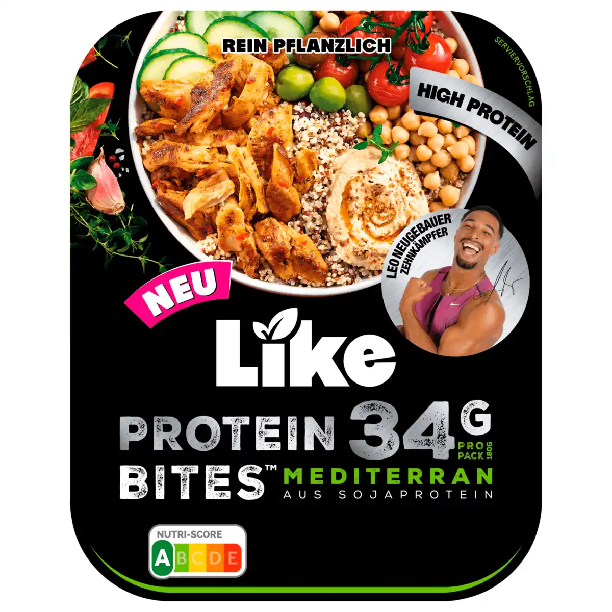 Bild 1 von LikeMeat Protein Bites Mediterran vegan 180g