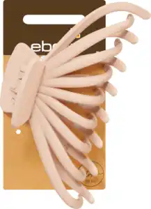 ebelin Haarklammer Rubber-Finish beige