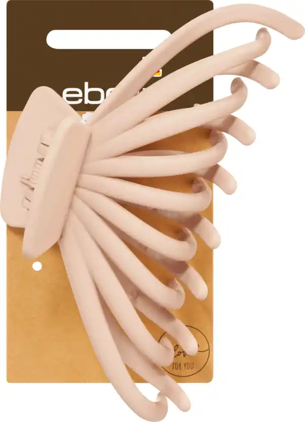 Bild 1 von ebelin Haarklammer Rubber-Finish beige
