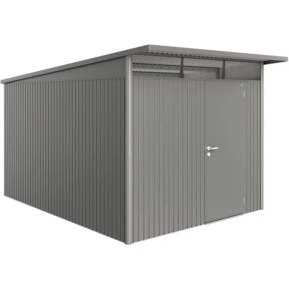 Bild 1 von Biohort Metall-Gerätehaus AvantGarde Gr. A8 quarzgrau-metallic Standardtür