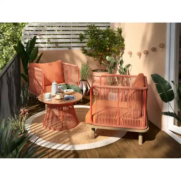 Bild 2 von Balkontisch Bandon Ø 70 cm x 44 cm Terrakotta