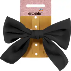 ebelin Patentspange Schleife schwarz