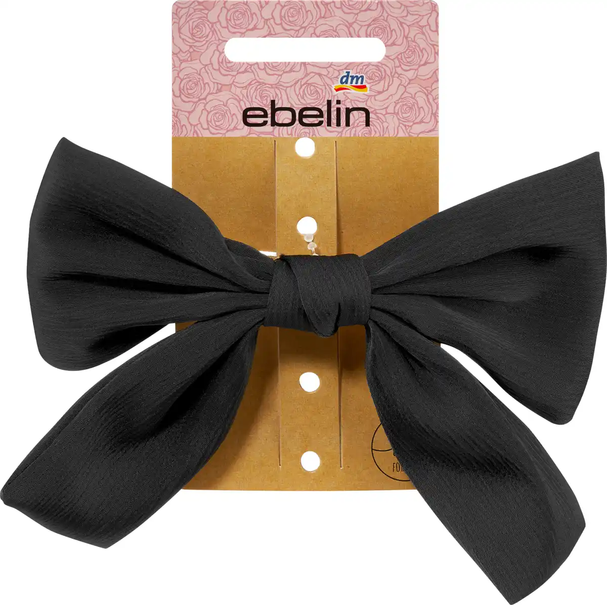 Bild 1 von ebelin Patentspange Schleife schwarz