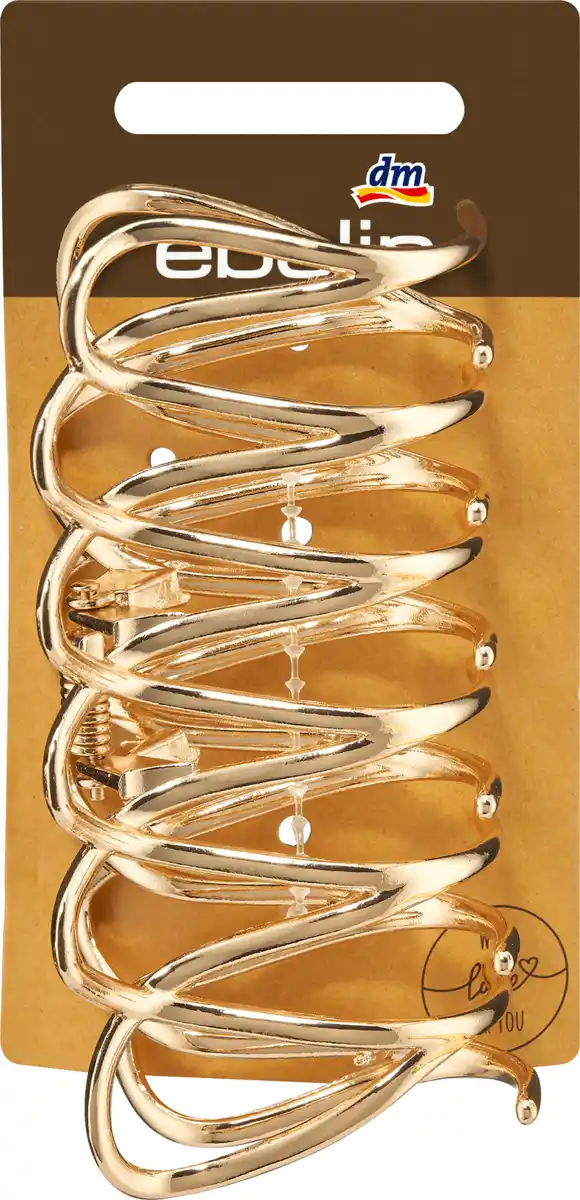 Bild 1 von ebelin Haarklammer Metall Gold-Optik