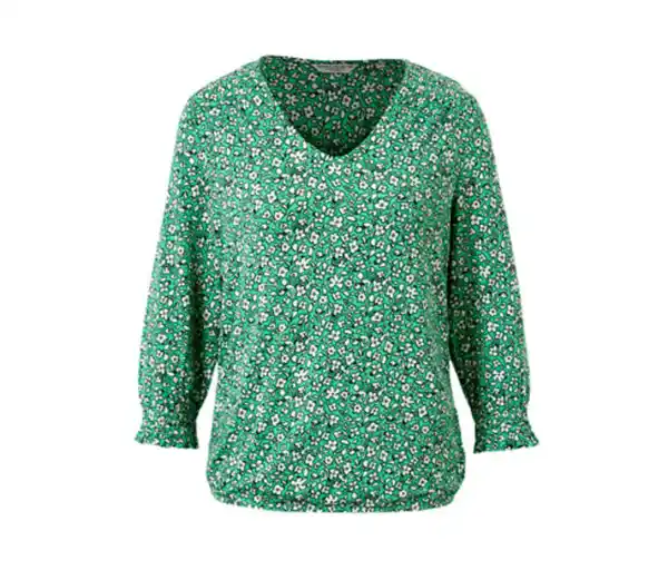 Bild 1 von Bedrucktes Blusenshirt, grün