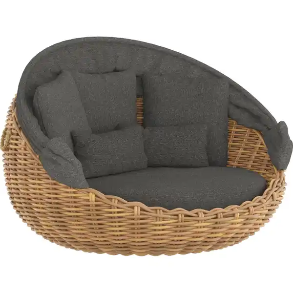 Bild 3 von Daybed mit Dach Sonoita Wicker Braun