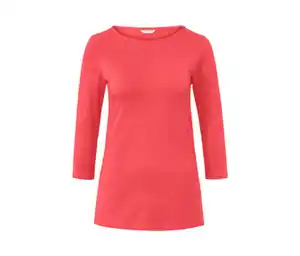 Shirt mit 3/4-Arm, koralle