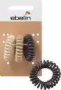Bild 1 von ebelin Haargummis Spirale Braun-Töne