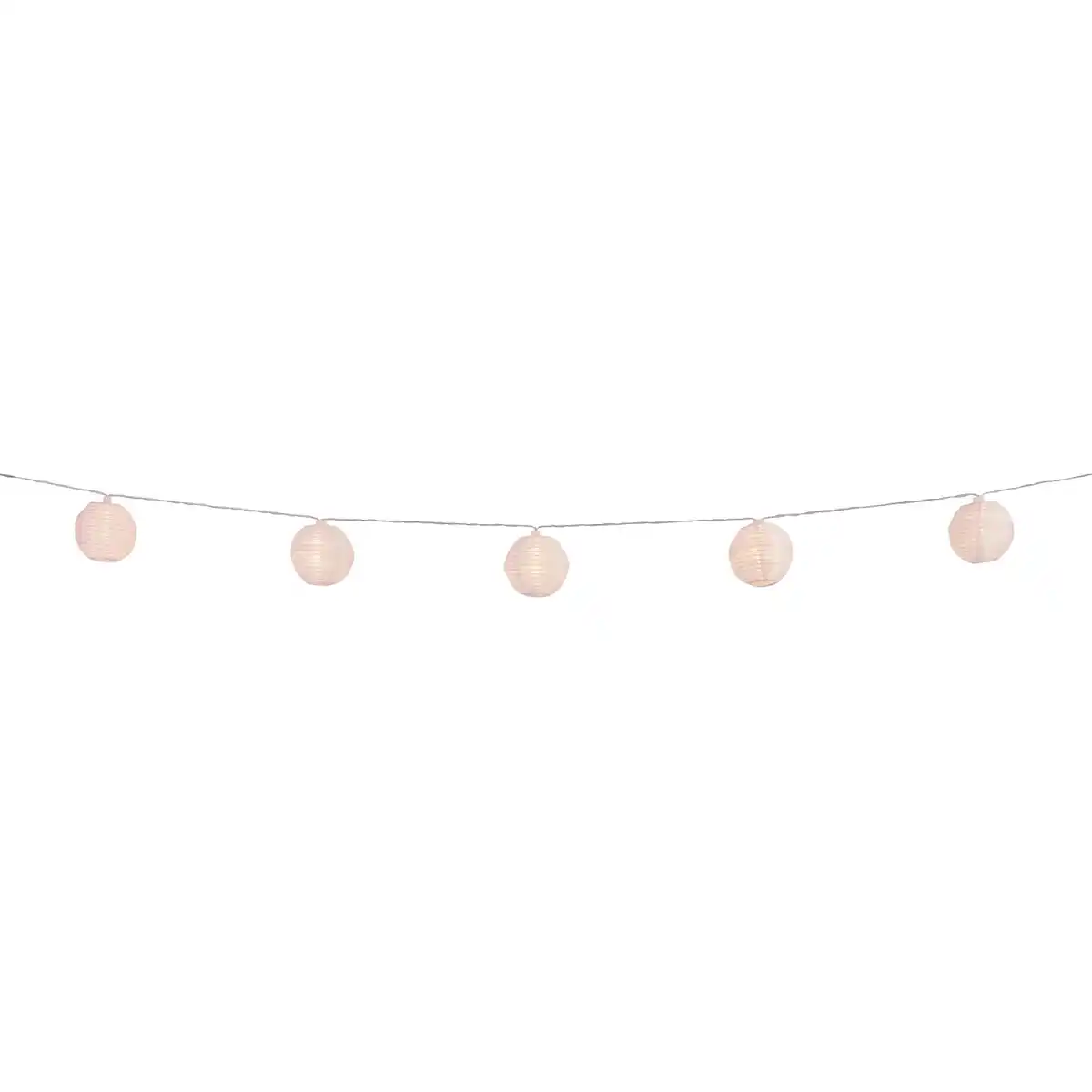 Bild 1 von Solar-Lichterkette Fombio Lampions Weiß 5 m