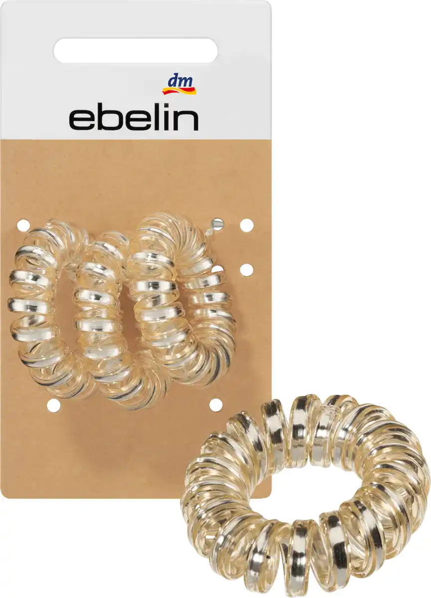 Bild 1 von ebelin Spiralzopfhalter Gold-Optik