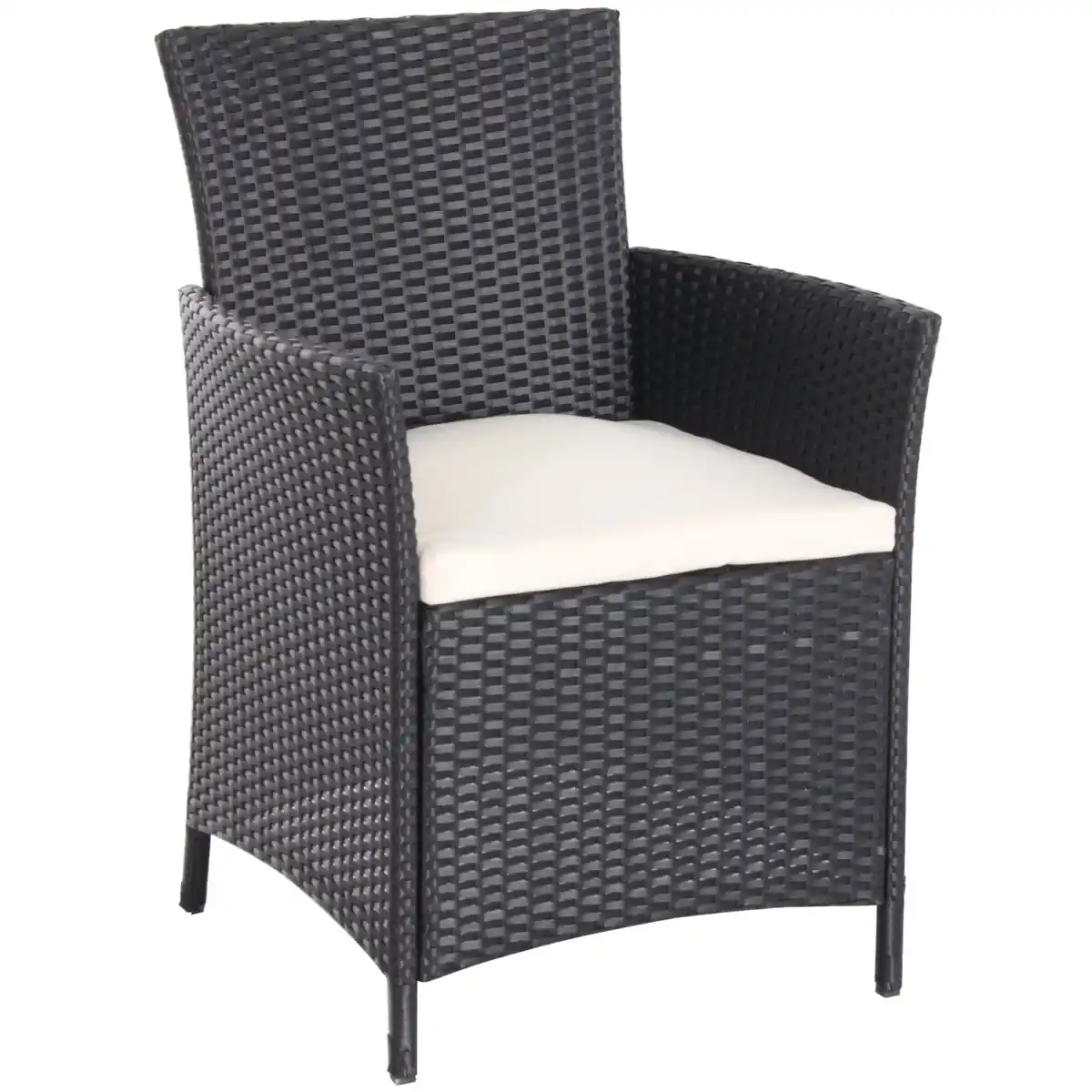 Bild 3 von Gartenmöbel-Set Canera 4-teilig Polyrattan Schwarz