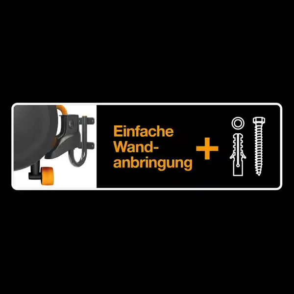 Bild 4 von Fiskars Wandhalterung für Schlauchwagen Waterwheel XL