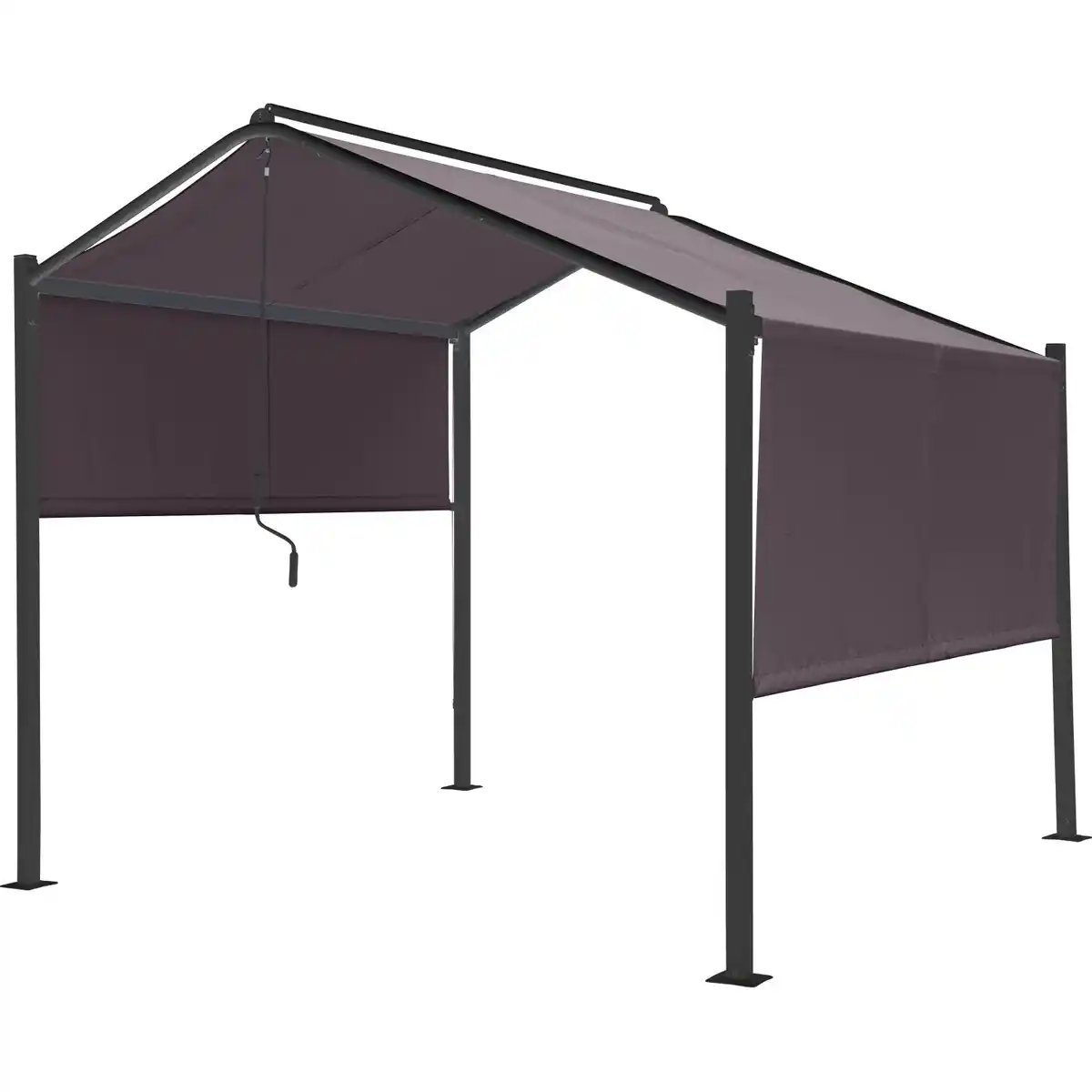Bild 3 von Stahl-Pavillon Bacliff 3 m x 3 m x 2,8 m Anthrazit