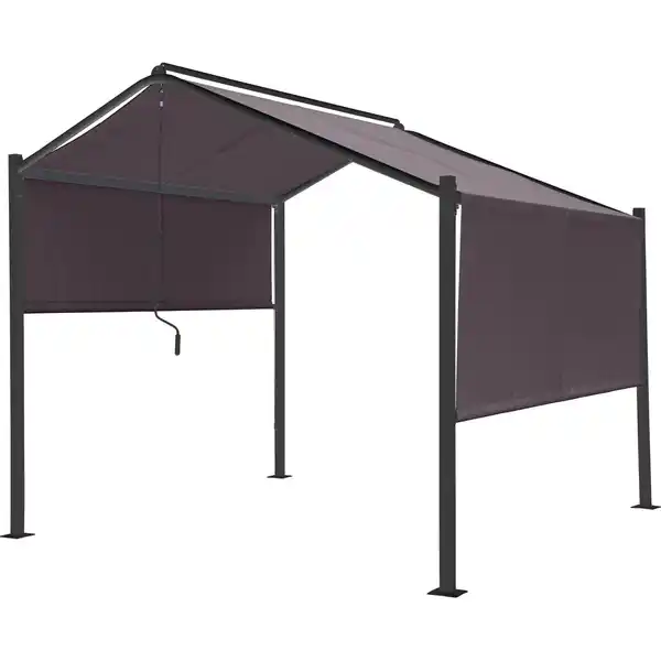 Bild 3 von Stahl-Pavillon Bacliff 3 m x 3 m x 2,8 m Anthrazit