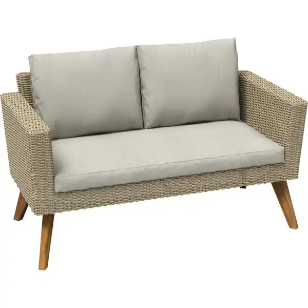Bild 3 von Sofa-Lounge-Set Borup 4-teilig Wicker Beige