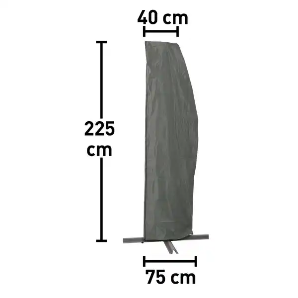 Bild 4 von Schutzhülle für große Ampelschirme 225 cm x 75 cm x 40 cm, mit Reißverschluss