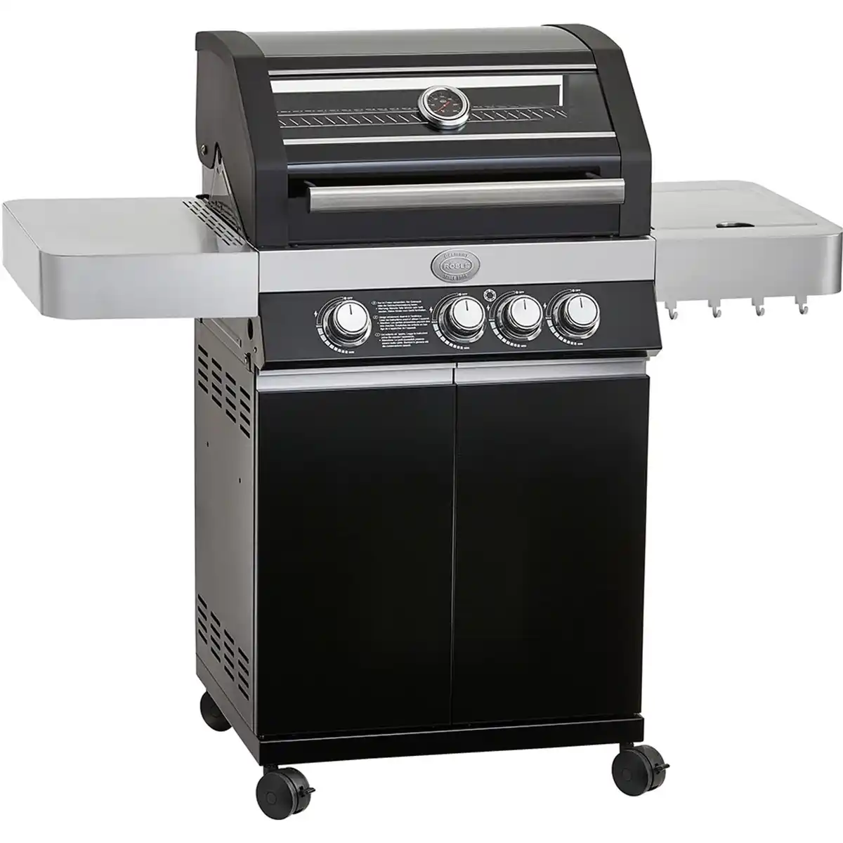 Bild 1 von Rösle Gasgrill BBQ-Station Videro G3 50mbar 3 Brenner und Seitenbrenner Schwarz