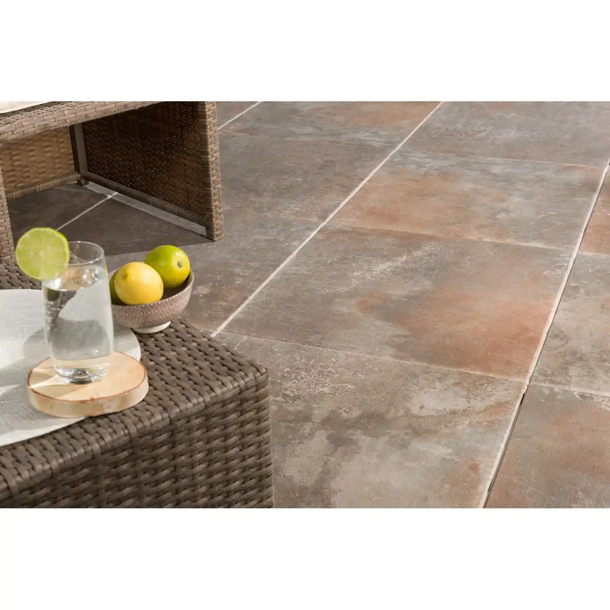 Bild 4 von EHL Terrassenplatte Talea Ferrum Rost 60 cm x 60 cm x 3 cm