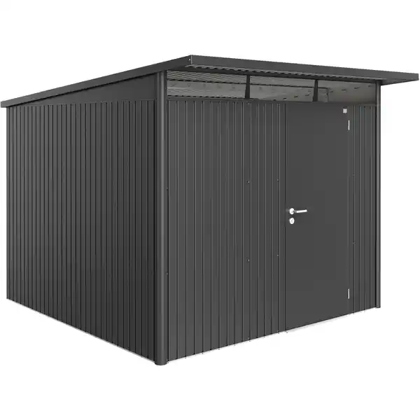 Bild 1 von Biohort Metall-Gerätehaus AvantGarde Gr. A7 dunkelgrau-metallic Standardtür
