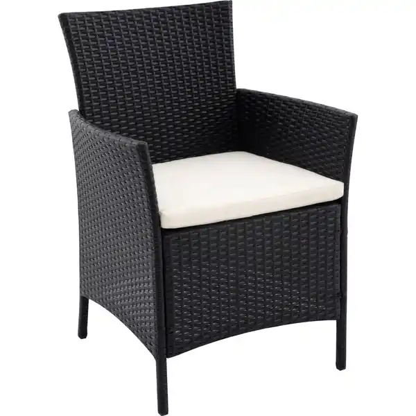 Bild 2 von Balkonset Taracoa Wicker Schwarz 3-teilig
