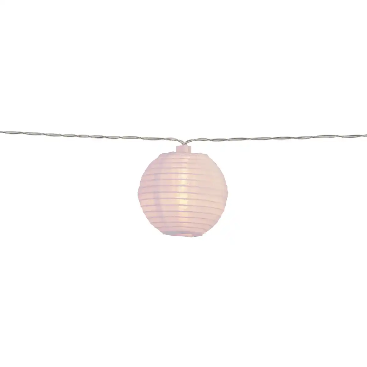 Bild 3 von Solar-Lichterkette Fombio Lampions Weiß 5 m